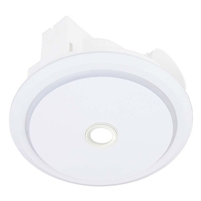 Larivee Round Exhaust Fan with LED Light White