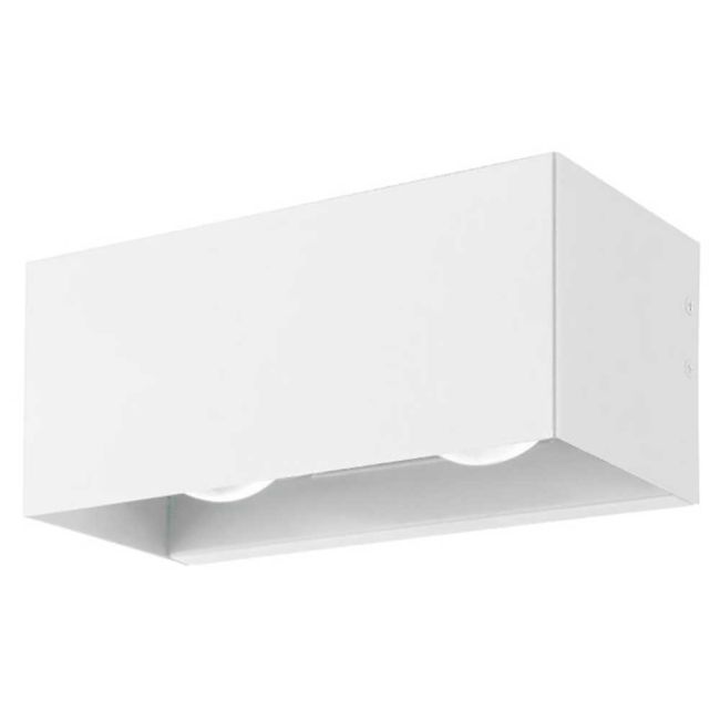 Lesmo White Exterior LED Wall Light by Eglo