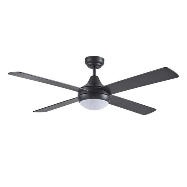 Link 48" AC Ceiling Fan with LED Light in Matt Black by Martec FSL1243M