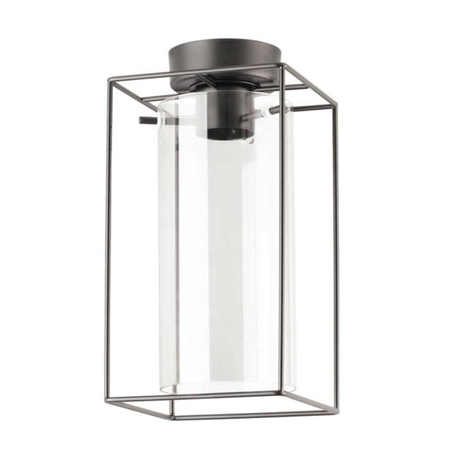 Loncino Black with Smoked Glass DIY Batten Fix by Eglo