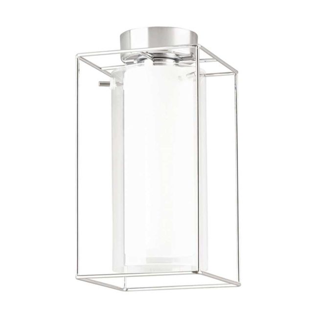 Loncino Chrome with Satin Glass DIY Batten Fix by Eglo
