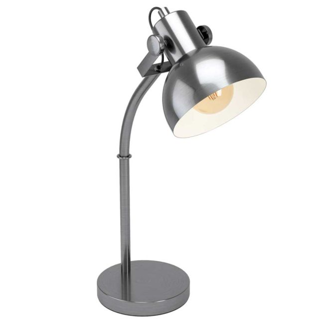 Lubenham Antique Nickel E27 Table Lamp by Eglo