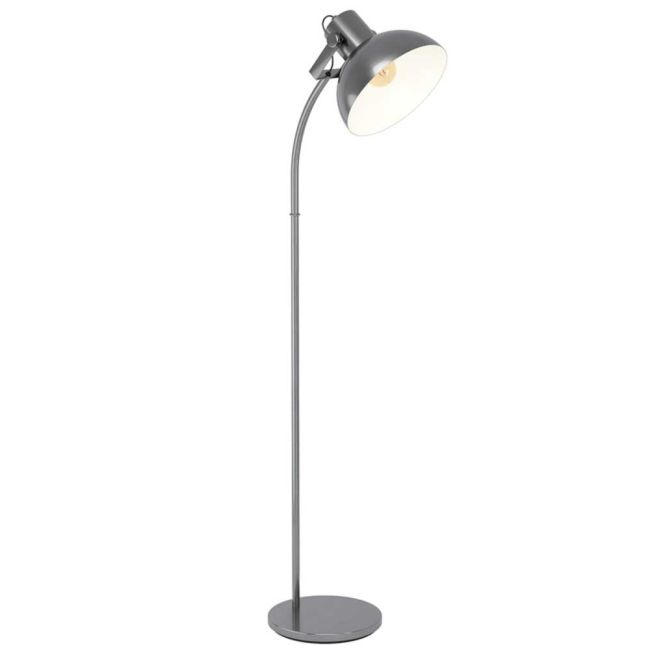 Lubenham Antique Nickel Floor Lamp by Eglo