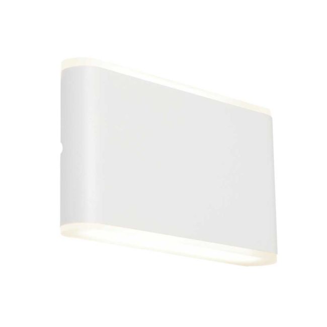 Madera White Exterior Wall Light by Cougar Lighting