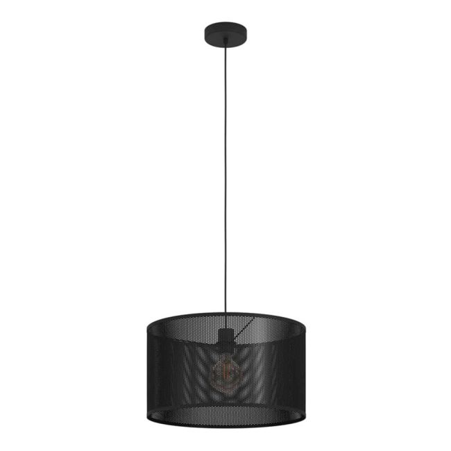 Manby Black Pendant Light by Eglo