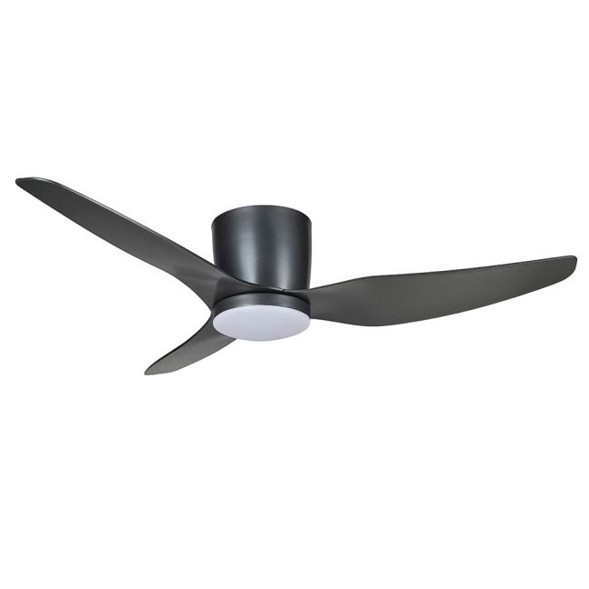 Martec Flush Close to Ceiling 50" AC 3 Blade Hugger Ceiling Fan with Dimmable 15W Tricolour LED Light MFF1333XX