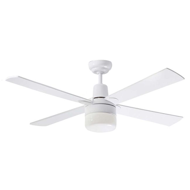 Martec Four Seasons Alpha 48" AC 4 Blade Ceiling Fan with Clipper Light CFX124C