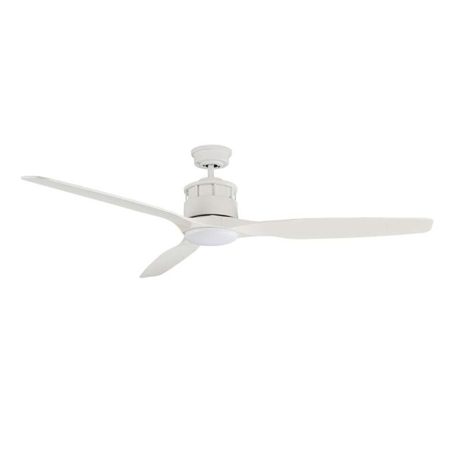 Martec Governor 60" 3 ABS Blade Ceiling Fan with Dimmable 15W Tricolour LED Light - White Satin MGF1533WS