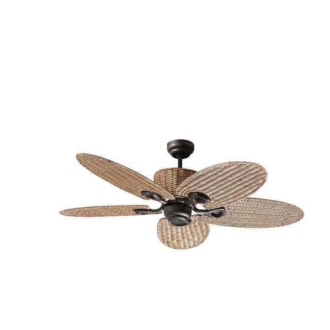 Martec Hamilton AC 52" 5 Palm Look Blade Ceiling Fan Old Bronze MHF135OB