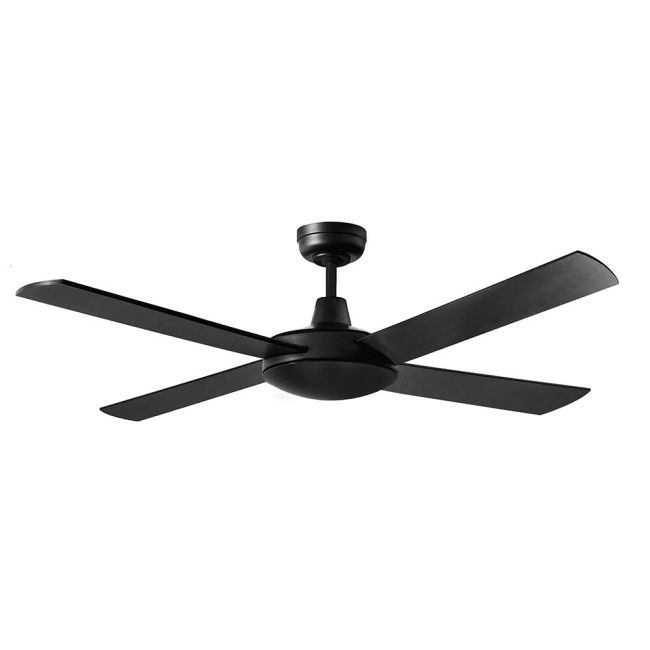 Martec Lifestyle 52" AC 4 Blade Ceiling Fan Matt Black DLS134M