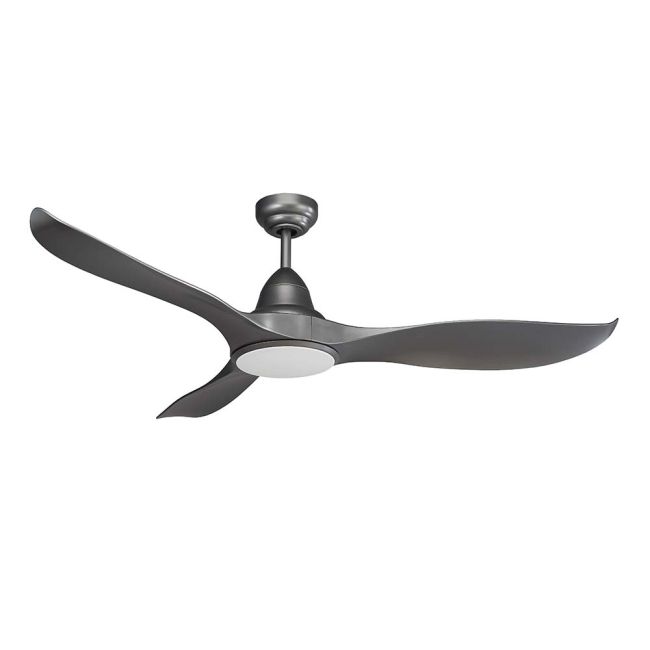 Martec Wave 52" 3 ABS Blades DC Ceiling Fan With Dimmable 18W Tricolour LED Light and Remote Control MWF1X33XXR