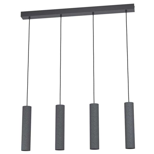 Mentalona Black Terrazzo LED 4 Light Pendant by Eglo