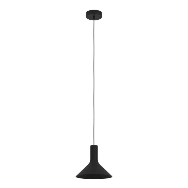 Morescana Black E27 1 Light Pendant by Eglo