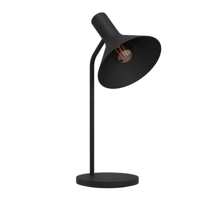 Morescana Black E27 Table Lamp by Eglo