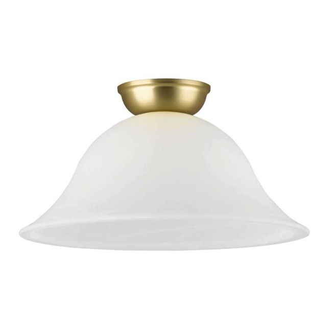 Murcia Brass and Alabaster Glass Large DIY Batten Fix by Eglo