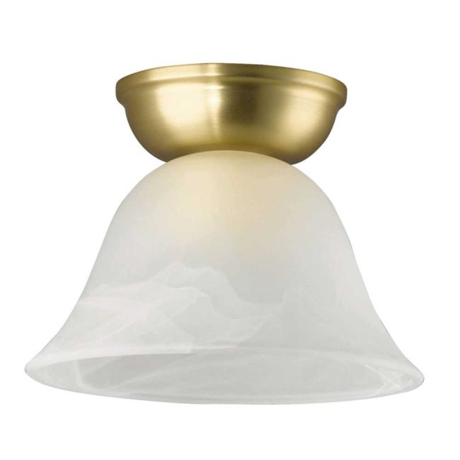 Murcia Brass and Alabaster Glass Small DIY Batten Fix by Eglo