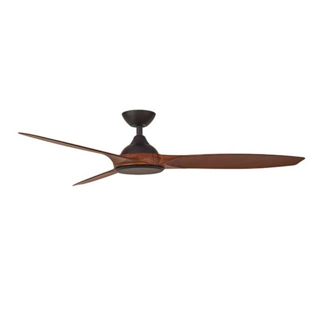 Newport 56" DC Martec Ceiling Fan in Old Bronze with Walnut MNF143OWR