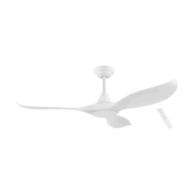 Noosa DC 52" Eglo Ceiling Fan Matt White 203371