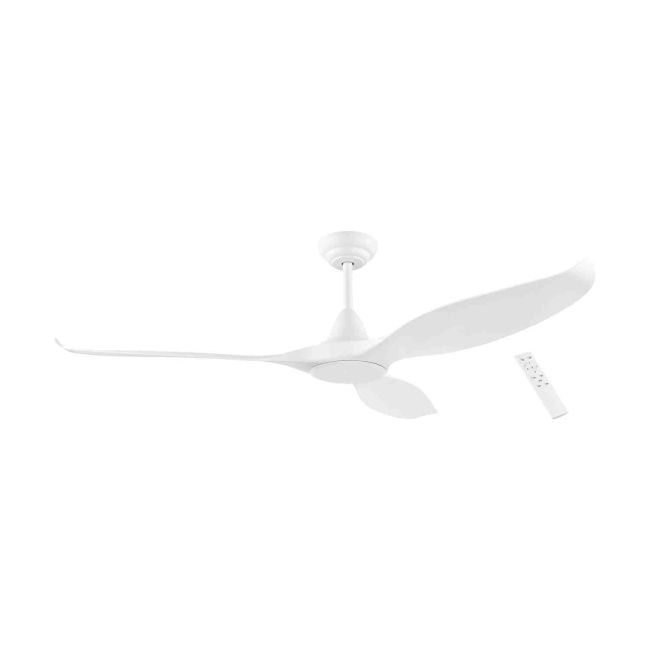 Noosa DC 60" Eglo Ceiling Fan Matt White 203373