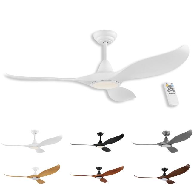 Noosa DC Eglo Ceiling Fan & LED Light 20XXXXNOL