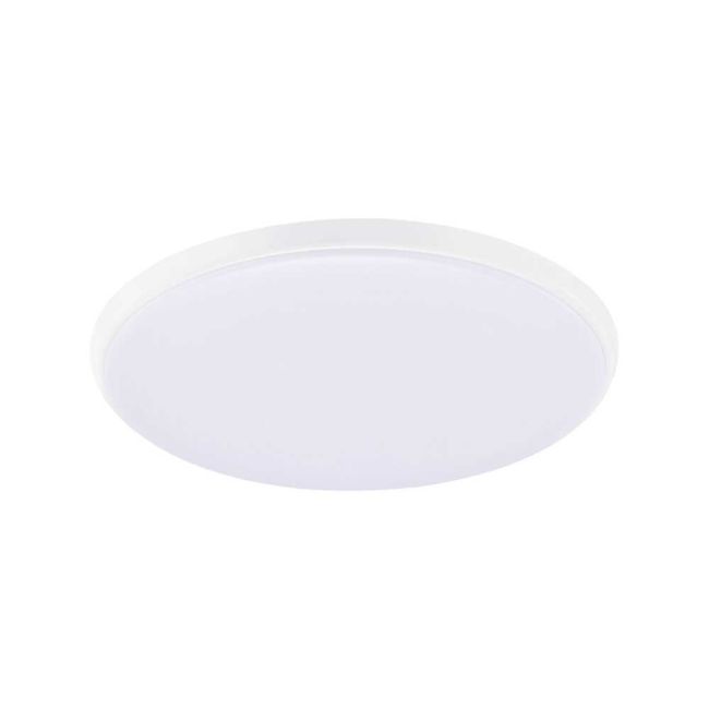 Ollie White 18W LED Tricolour Oyster Light by Eglo