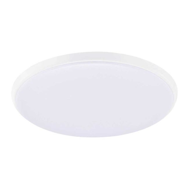 Ollie White 28W LED Tricolour Oyster Light by Eglo