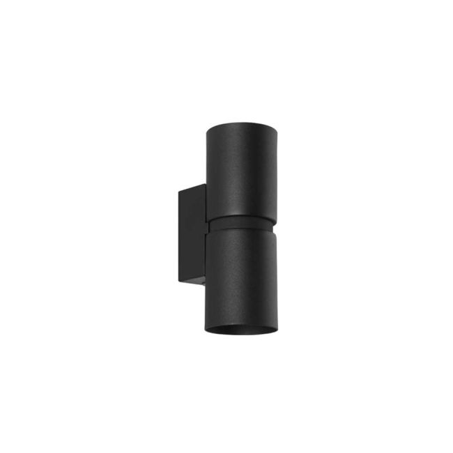 Passa Black 10W LED Interior Up and Down Wall Light by Eglo