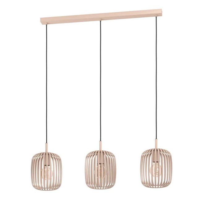 Romazzina E27 Sandy 3 Light Pendant by Eglo
