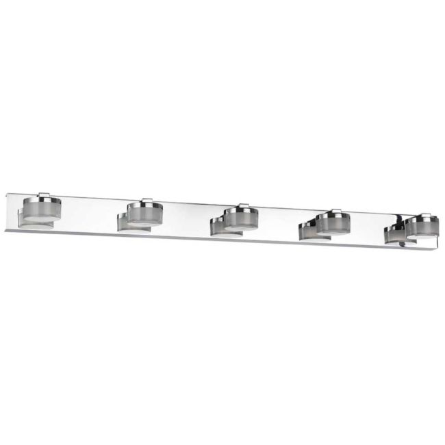 Romendo 2 Chrome LED 5 Light Wall Light by Eglo