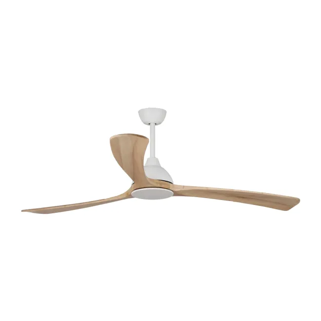 Sanctuary 70" DC Ceiling Fan in White with Natural by Fanco KF6010-119