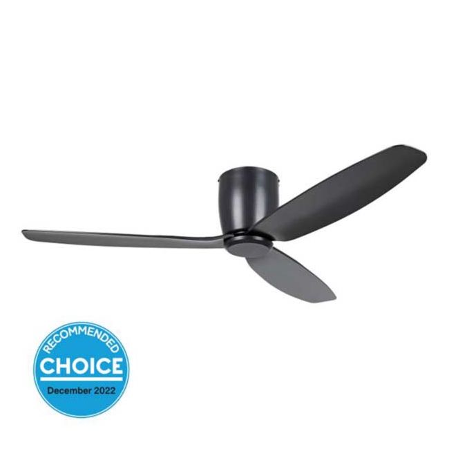 Seacliff 52" DC Eglo Ceiling Fan in Black 20523502