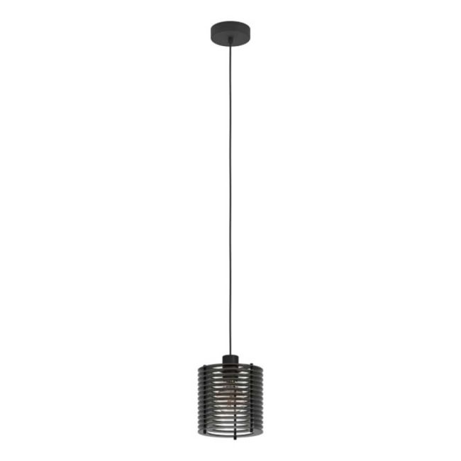 Segovia Black 1 Light Pendant by Eglo