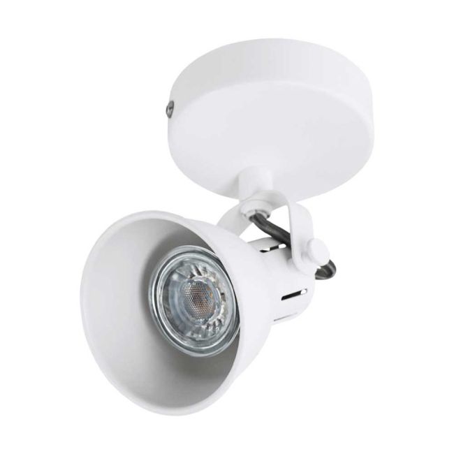 Seras 1 White 1 Light 5W LED Spotlight by Eglo