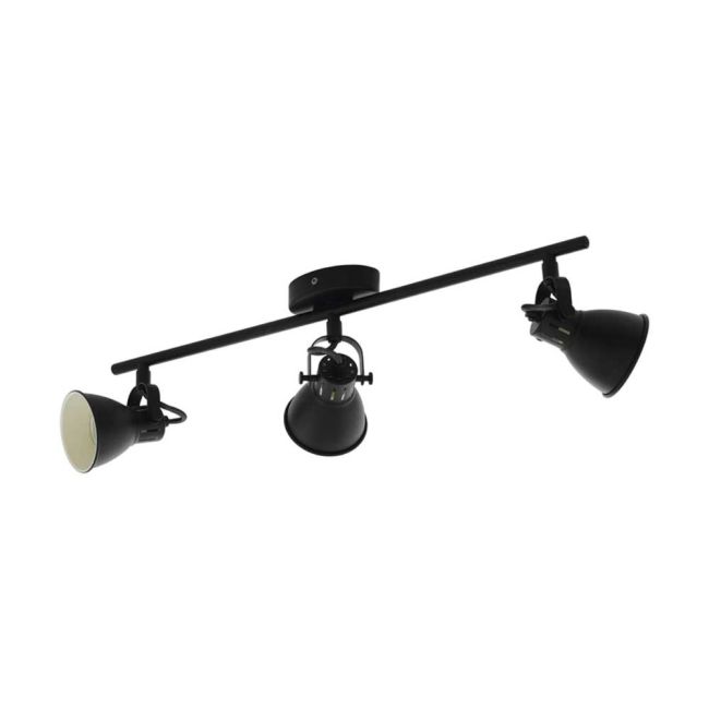 Seras 2 Black 3 Light 5W LED Spotlight by Eglo