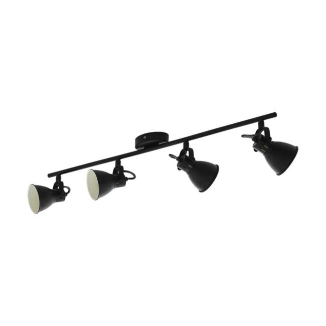 Seras 2 Black 4 Light 5W LED Spotlight by Eglo