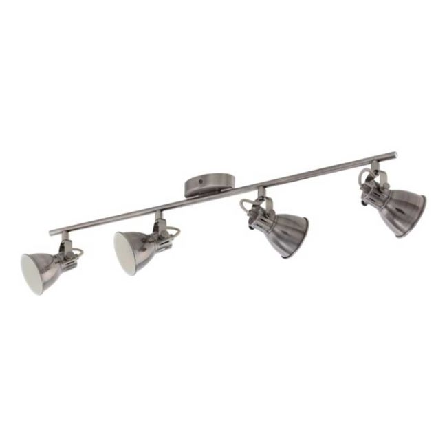 Seras Antique Nickel 2 Light 5W LED Spotlight by Eglo