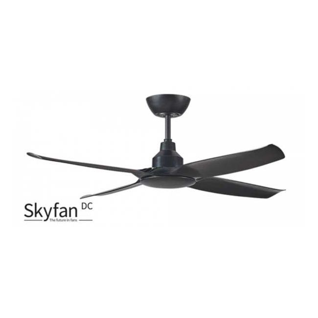 Skyfan 4 48" DC Ventair Ceiling Fan in Black SKY1204BL