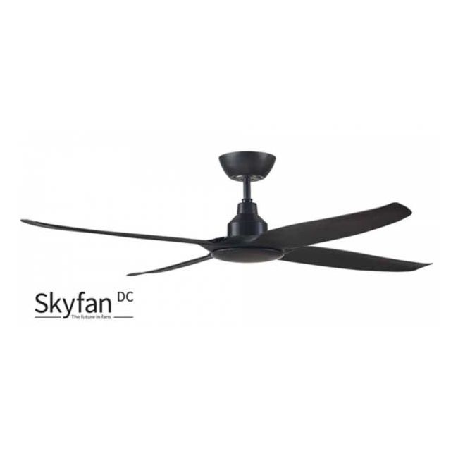 Skyfan 4 56" DC Ventair Ceiling Fan in Black SKY1404BL