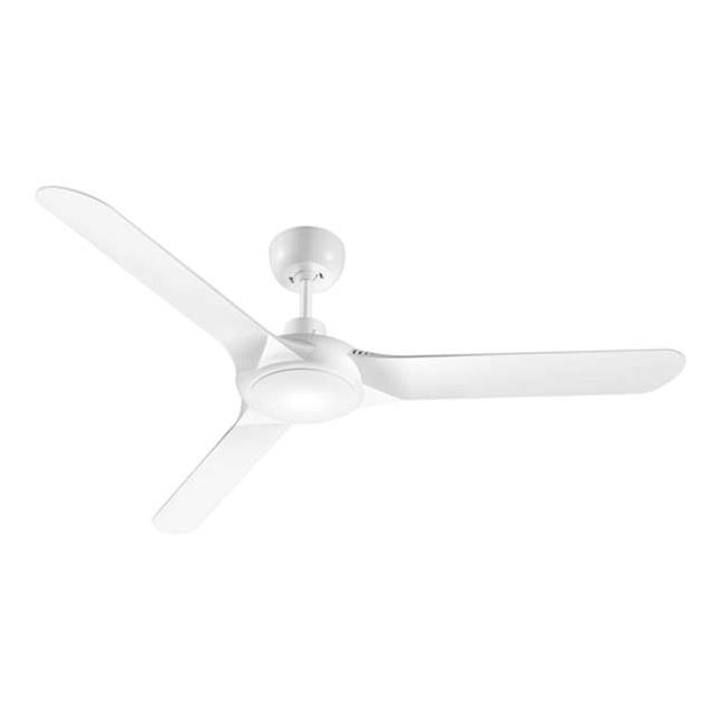 Spyda 50" AC 3 Blade Ventair Ceiling Fan in White Satin SPY1253NWH