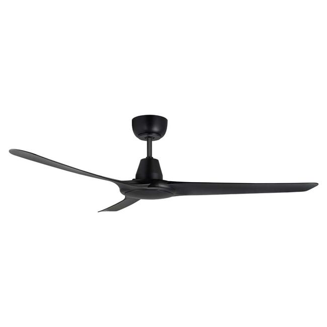Spyda EC 56" Smart Ceiling Fan in Matte Black by Ventair SPYEC1423BL