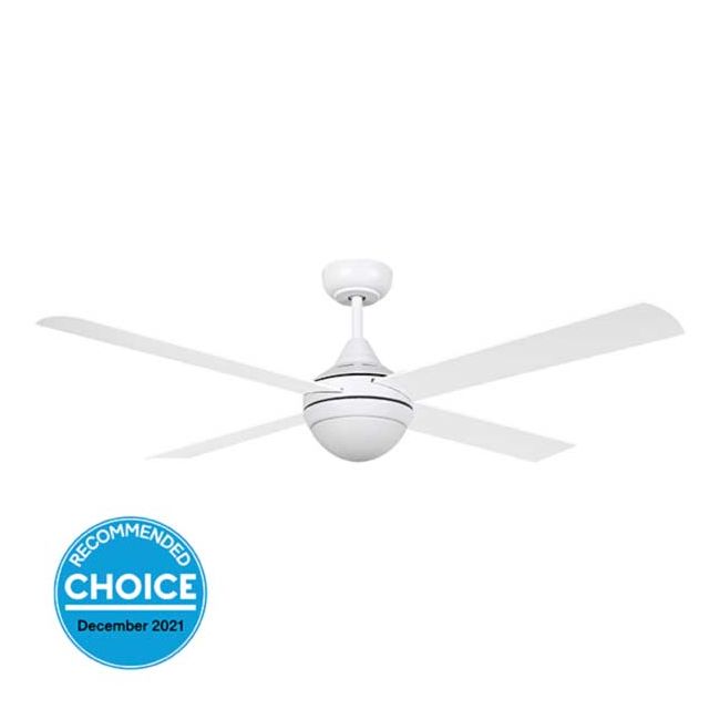 Stradbroke 52" DC Eglo Ceiling Fan with E27 Light in White 20491201
