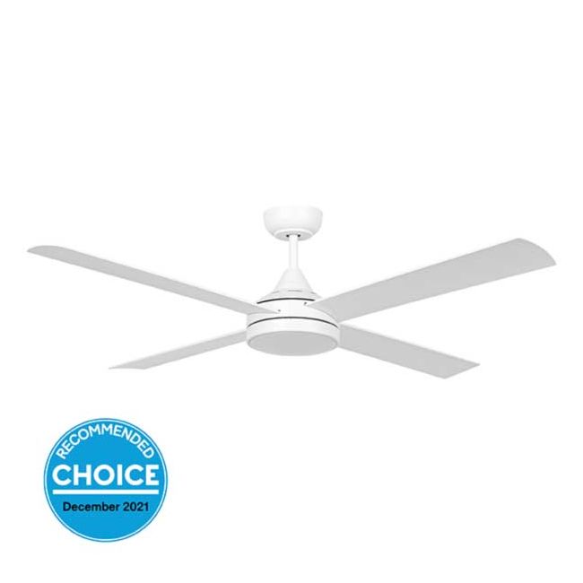 Stradbroke 52" DC Eglo Ceiling Fan with LED Light in White 20491701