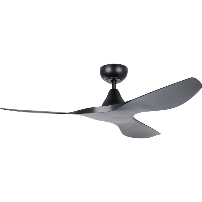 Surf 48" DC Ceiling Fan in Black by Eglo 20549602