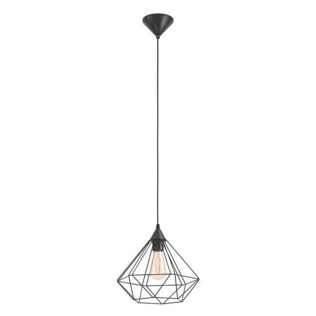 Tarbes Large Black Pendant Light by Eglo