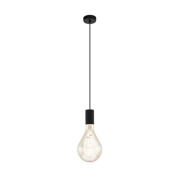 Tavistock Black Pendant Light by Eglo