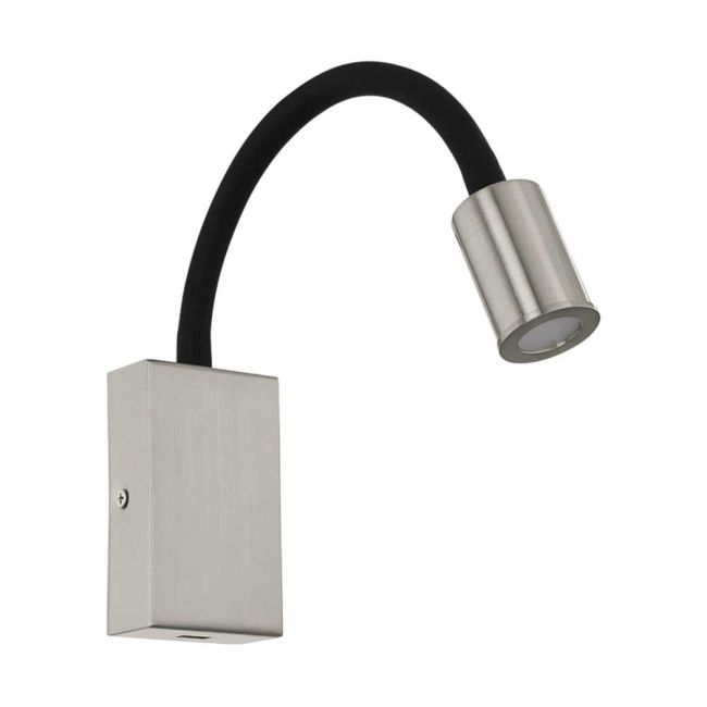 Tazzoli Satin Nickel 3.5W LED Wall Light with USB Charger by Eglo