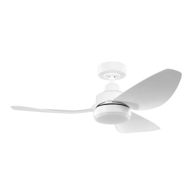 Torquay 42" DC Eglo Ceiling Fan with LED Light in Matt White 20522601