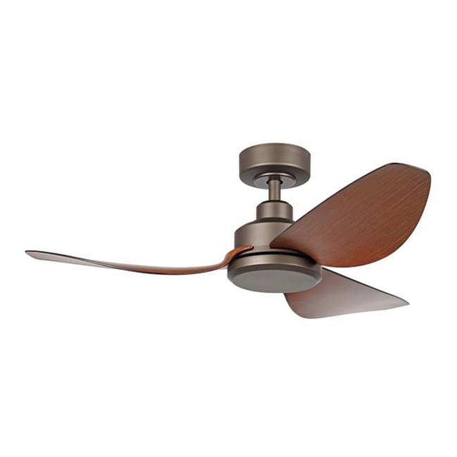 Torquay 42" DC Eglo Remote Ceiling Fan in Oil Rubbed Bronze and Koa 20522512