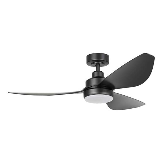 Torquay 48" DC Eglo Ceiling Fan with LED Light in Matt Black 20522802