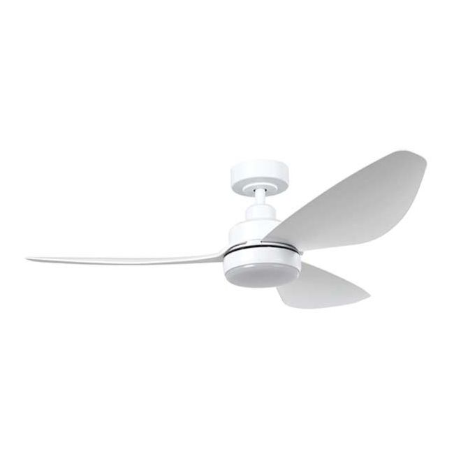 Torquay 48" DC Eglo Ceiling Fan with LED Light in Matt White 20522801